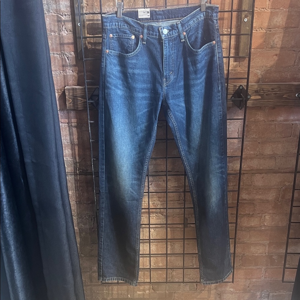 Levi's Dark Blue Straight Jeans